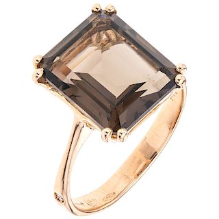 DE LA FIRMA SALVINI quartz 18K pink gold ring.