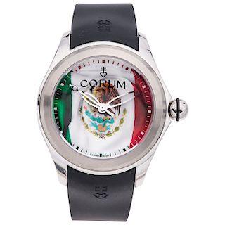 CORUM BUBBLE MEXICO FLAG LIMITED EDITION REF. 08.0009 wristwatch.