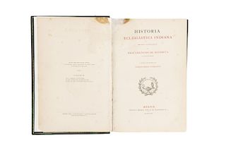 Mendieta, Fray Gerónimo de. Historia Eclesiástica Indiana.  México: 1870.  Publicada por primera vez por  Joaquín García Icazbalceta.