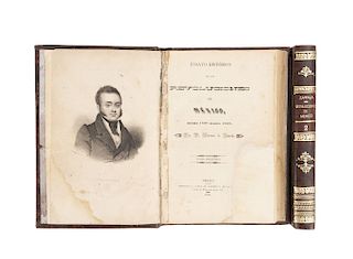 Zavala, Lorenzo de. Ensayo Histórico de las Revoluciones de México, desde 1808 hasta 1830. México, 1845.