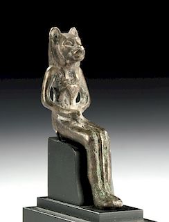 Egyptian Silver Statuette of Sekhmet - 36.1 g