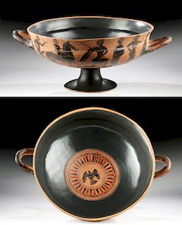 Attic Black Figure Siana Cup by Lydos
