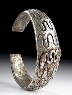 Viking Silver Bracelet with Snake - 141.8 g