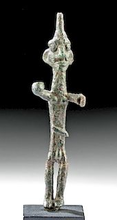 Canaanite Bronze Figure of Baal