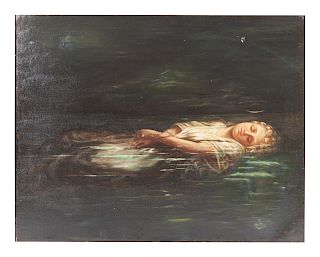 Artist Unknown
(late 19th/early 20th century)
Female Saint in Water, 1894
