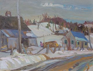 Ralph Burton
(Canadian, 1905-1983)
Spring Near Ste. Cecil de Masham, Quebec