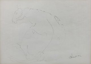 Stanley Lewis
(Canadian, 1930-2006)
Fallen Horse, 1952