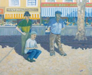 Artist Unknown
(20th century)
Outdoor Scene with Three Men