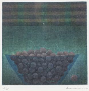 Yozo Hamaguchi
(Japanese, 1909-2000)
Untitled (Bowl of Cherries)