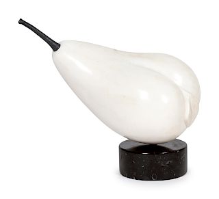 A Contemporary French Marble and Bronze Sculpture
Height 17 inches.