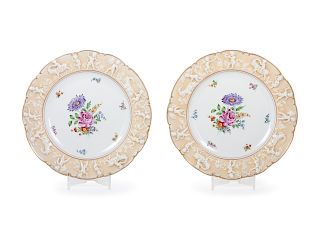 Two Nymphenburg Porcelain Articles
Diameter 12 1/2 inches.