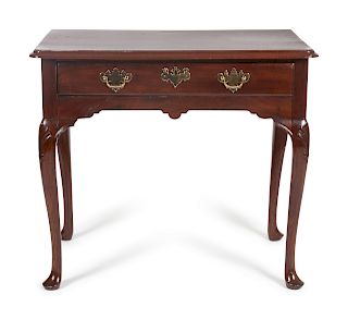 A George I Chippendale Mahogany Side Table
Height 28 x width 32 x depth 21 inches.