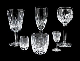 A Set of Waterford Stemware
Height of first 7 1/2 inches.