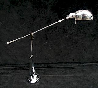 RALPH LAUREN CHROME DESK LAMP 