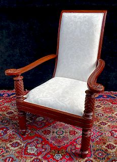 ANGLO INDIAN STYLE PLANTATION CHAIR