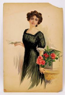 George Tobin Portrait Painting of an Elegant Woman