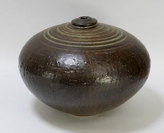 MCM American Earthenware Studio Art Pottery Vase