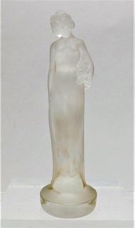 Rene Lalique Classical Nude Woman Glass Figure