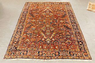 Middle Eastern Oriental Geometric Carpet Rug