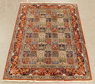 Modern Persian Garden Pattern Floral Carpet Rug