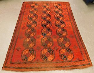Esari Oriental Red Geometric Carpet Rug