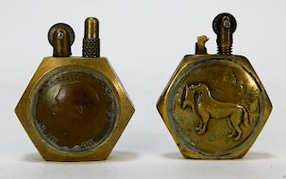 WWII Military Trench Art Identified Lighter Group
