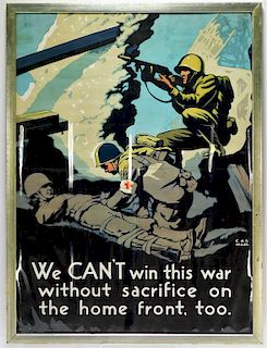 Chester Raymond Miller WWII Sacrifice Poster