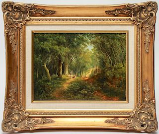 Frederick John Railton Landscape Oil on Board
