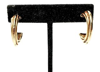 14K Yellow Gold Earring Attachments for Posts, Pr