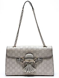 Gucci 'Emily' Guccissima Chain Shoulder Bag