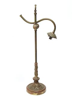 Art Nouveau Style Brass Table Lamp Base