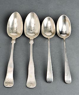 American Sterling Silver Tablespoons, Group of 4