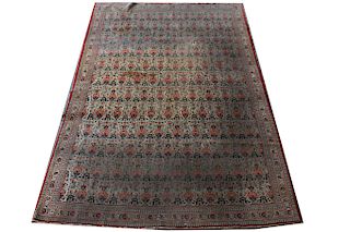 Ghom Persian Carpet w Vase Motif 7' x 10' 4"