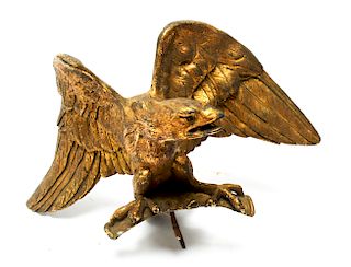 Gilt Bronze Eagle Bird Ornament Finial Sculpture