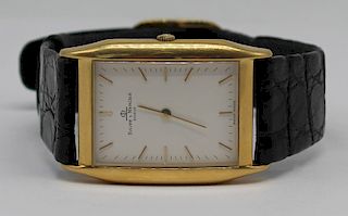 JEWELRY. Men's Baume & Mercier 18kt Gold Watch.