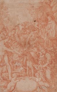 Italian School, 17th/18th Century  A Procession of Biblical Personages