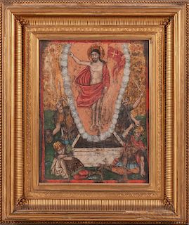 Greek Icon Depicting the Resurrection