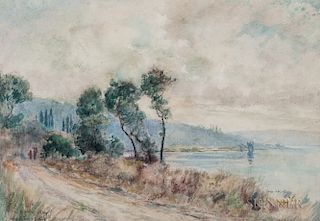 Frank Alfred Bicknell (American, 1866-1943)  Near St. Remo, Italy