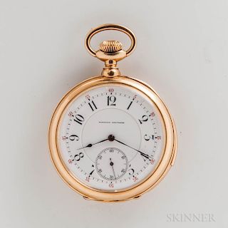 18kt Gold Benedict Brothers Minute Repeating Open-face Watch
