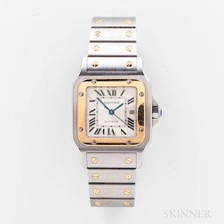 Cartier "Santos Galbee" Two-tone Reference 2319 Automatic Wristwatch