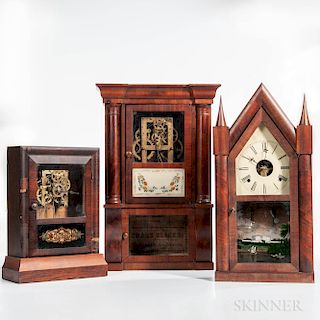 Three Connecticut Shelf Clocks