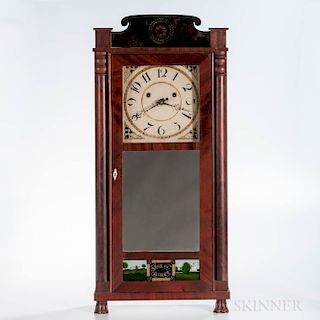 Silas Hoadley "Time is Money" Shelf Clock
