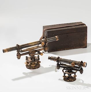 Two James W. Queen & Co. Surveyor's Instruments
