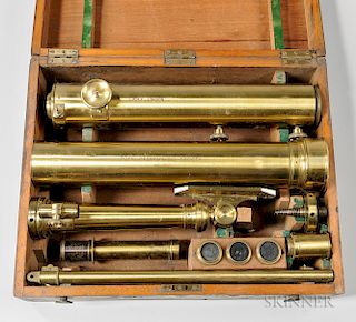 Cary 3-inch "Royal Geographical Society" Portable Refractor Telescope