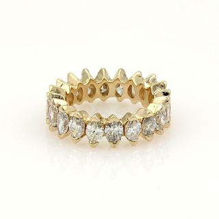 14k Gold 4ct Diamond Eternity Band Ring Size 5.5