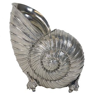 Giovanni Patrini Pewter Shell Champagne Cooler