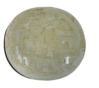 An Antique Jade Carving
