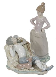Lladro porcelain Figural Group