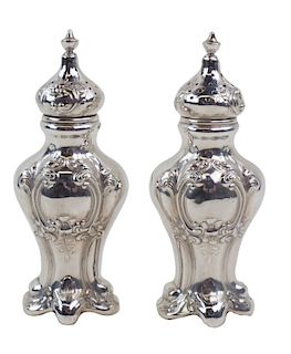(2) Two Gorham Salt And Pepper Shakers