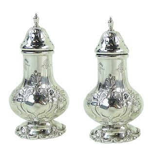 (2) Pair of Reed And Barton Sterling Shakers